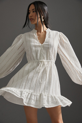 knee length dresses for ladies Forever More Mini Dress White main image 0