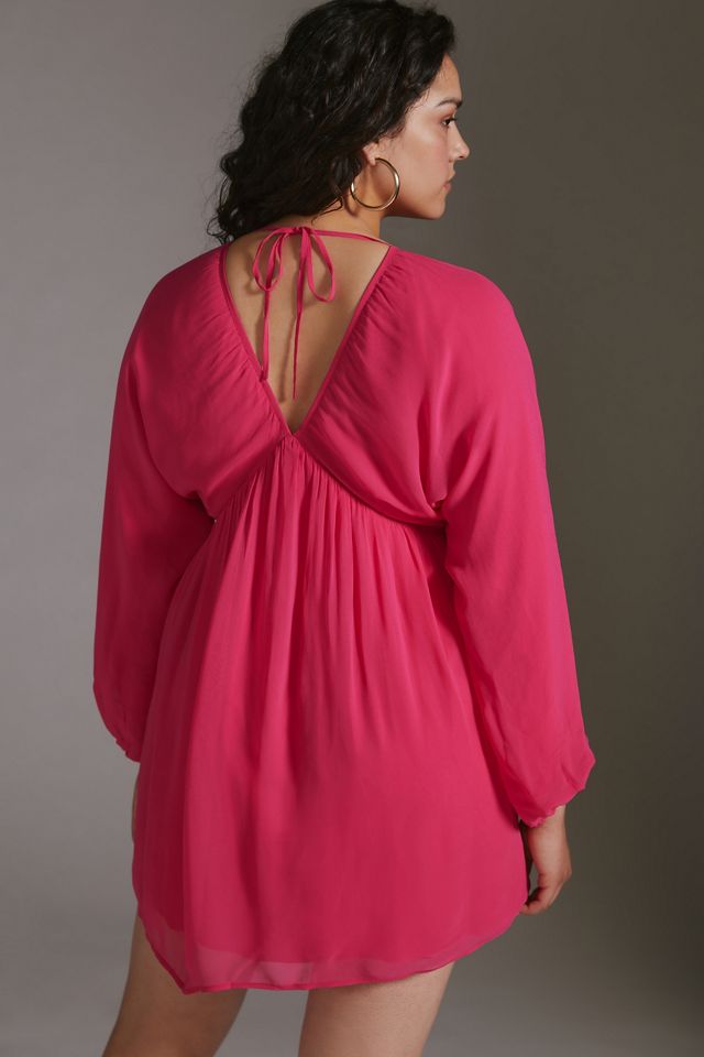 Forever That Girl Sheer Flowy Mini Dress | Anthropologie
