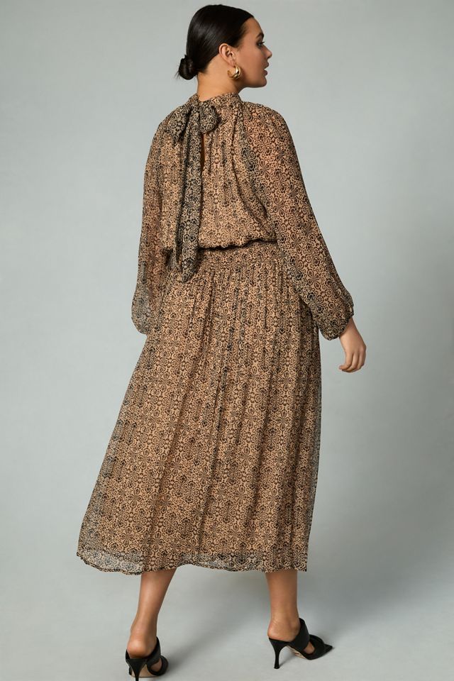 Let Me Be Smocked Mock-Neck Dress #5