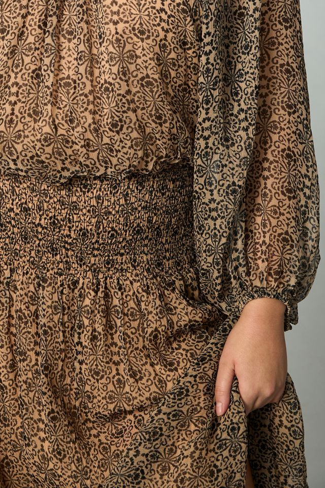 Let Me Be Smocked Mock-Neck Dress #6