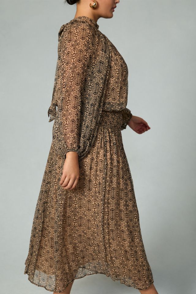 Let Me Be Smocked Mock-Neck Dress #7