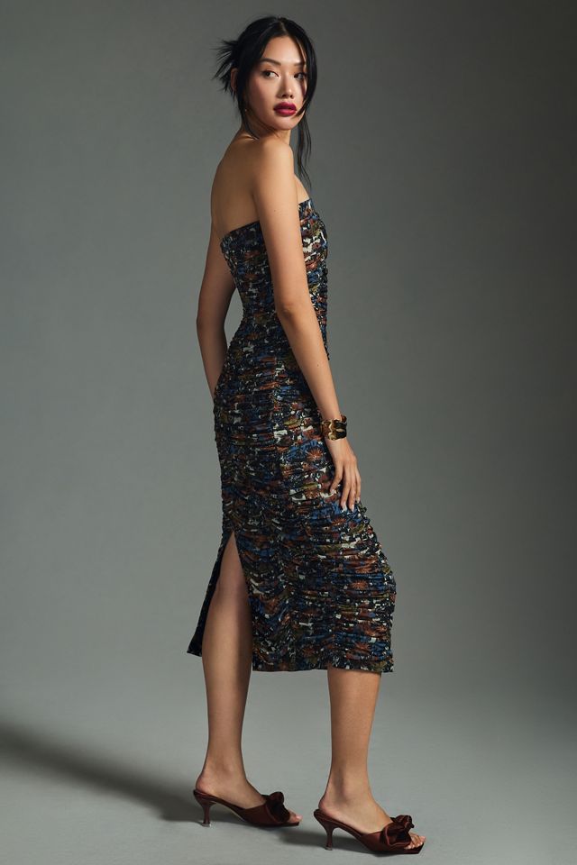 Let Me Be Ruched Strapless Dress #4