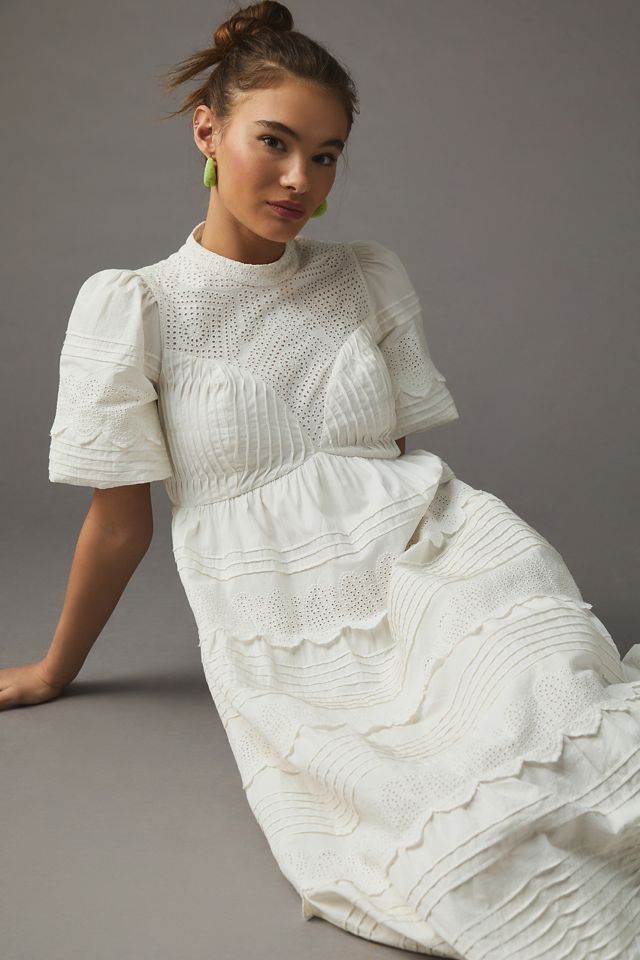 Forever That Girl Tiered Eyelet Dress #1