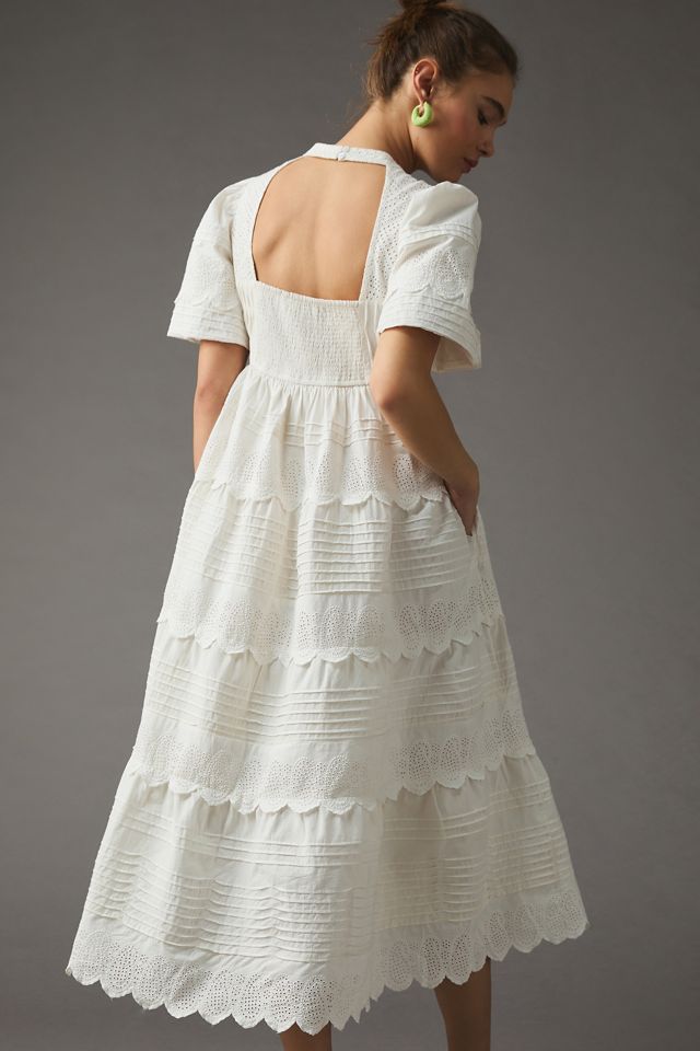 Forever That Girl Tiered Eyelet Dress #2