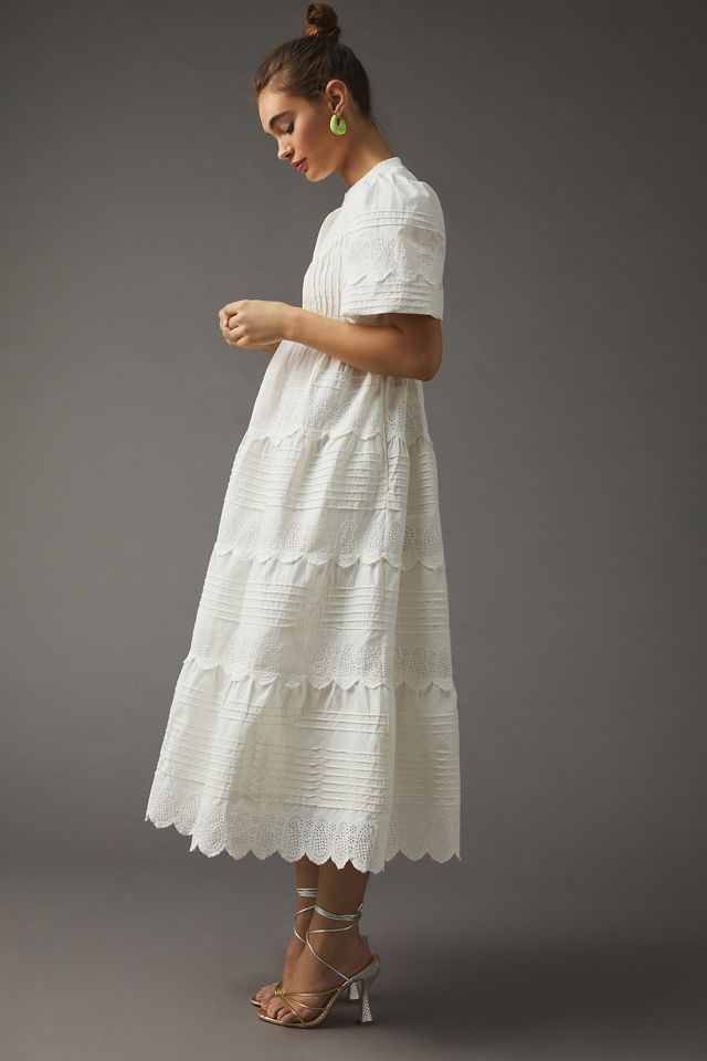 Forever That Girl Tiered Eyelet Dress #3