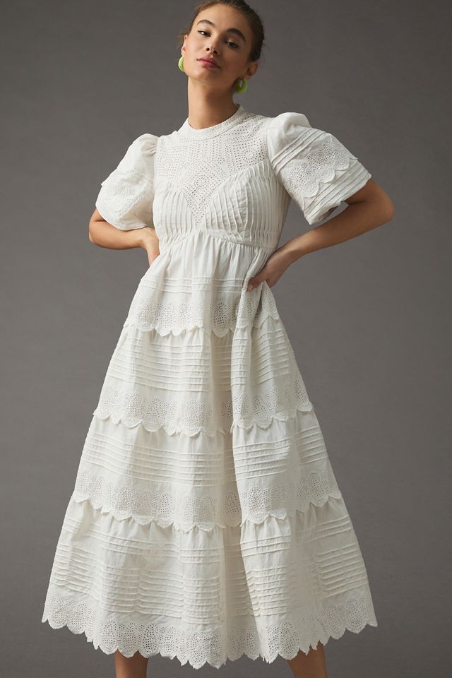 Forever That Girl Tiered Eyelet Dress #4