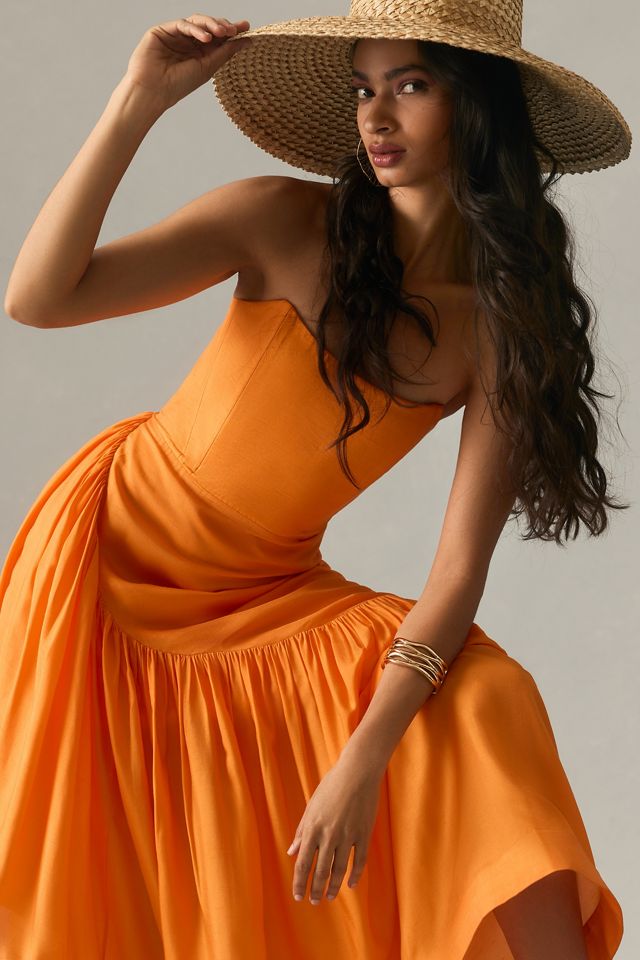 Let Me Be Strapless Asymmetrical Dress #2
