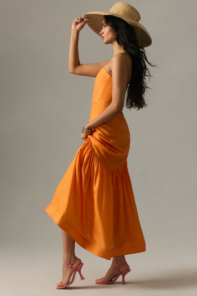 Let Me Be Strapless Asymmetrical Dress #3