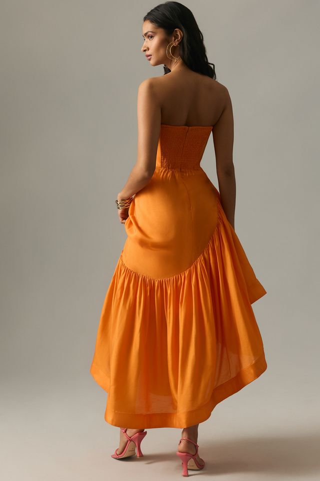 Let Me Be Strapless Asymmetrical Dress #4