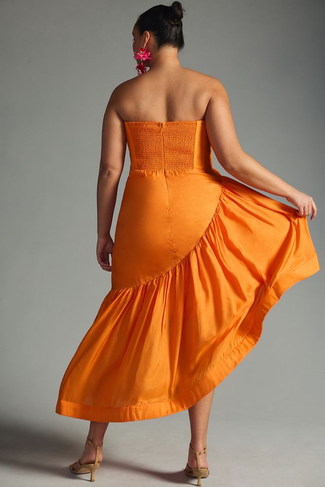 Let Me Be Strapless Asymmetrical Dress #6