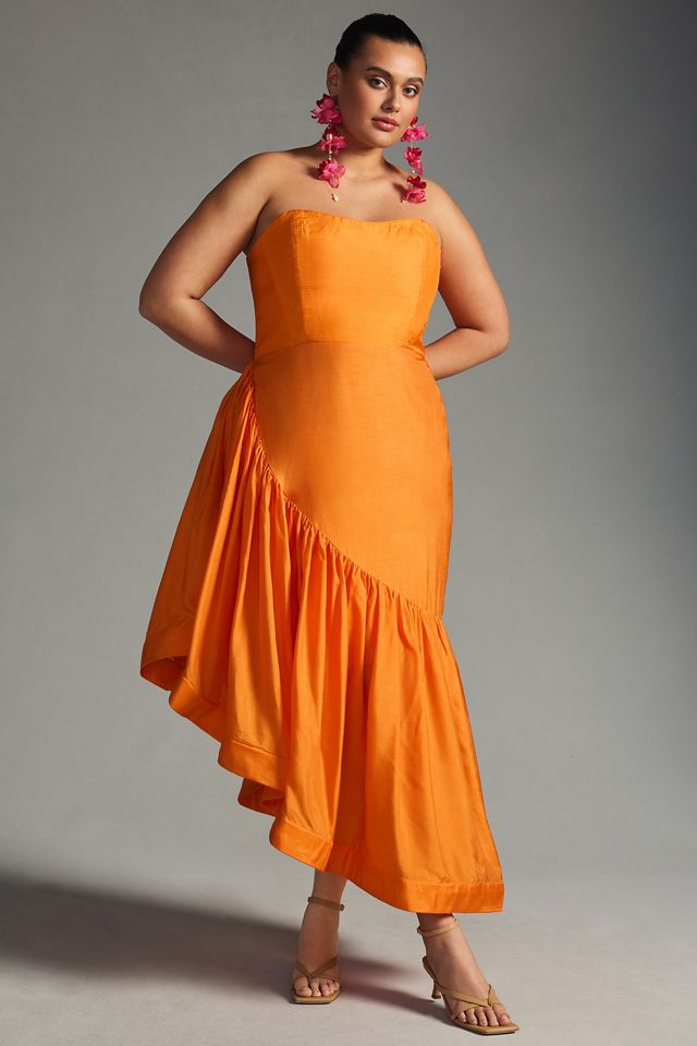 Let Me Be Strapless Asymmetrical Dress #5