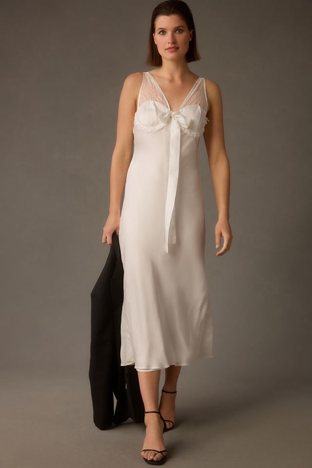 let me be sheer ombr midi slip dress Let Me Be Sheer Ombr Midi Slip Dress