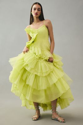 Forever That Girl Tulle Tiered Maxi Dress