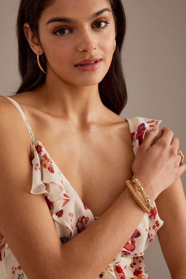 By Anthropologie Isabella Ruffle Maxi Dress #4
