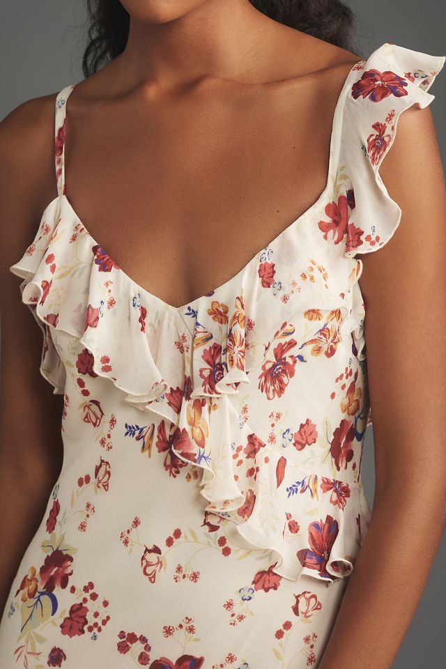 Let Me Be Sleeveless Ruffle Maxi Dress #2