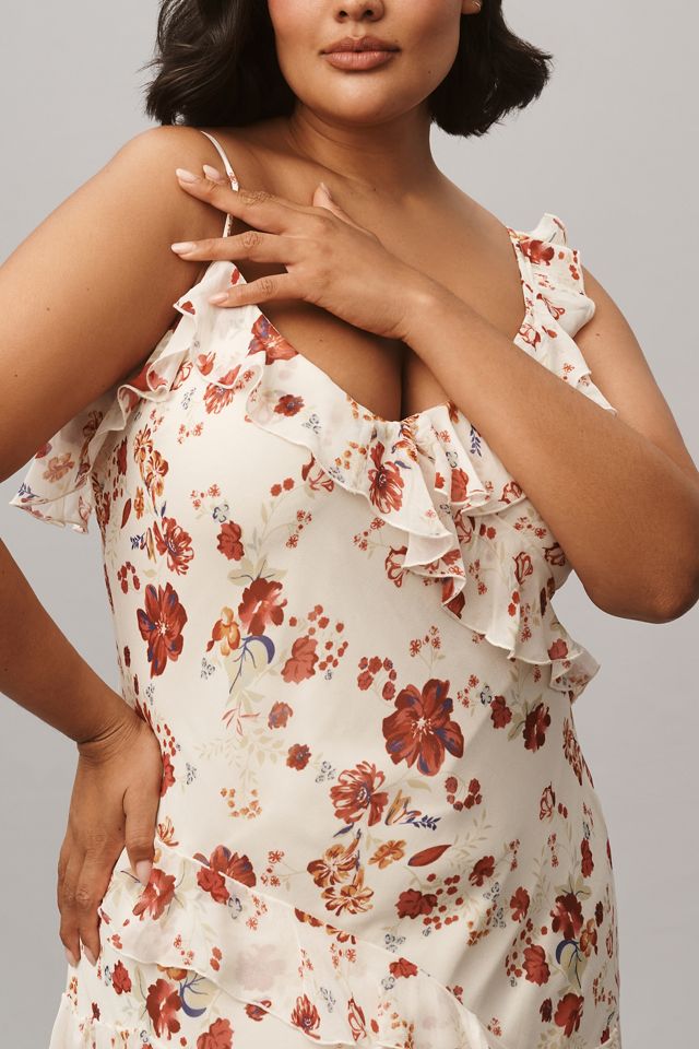 Let Me Be Sleeveless Ruffle Maxi Dress #6
