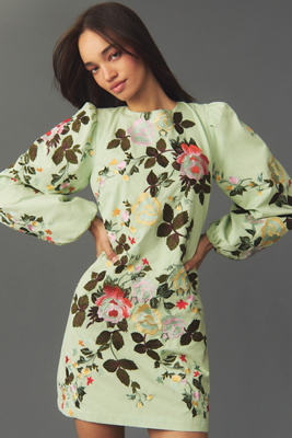 chinese dress ladies Let Me Long Sleeve Mini Dress Black