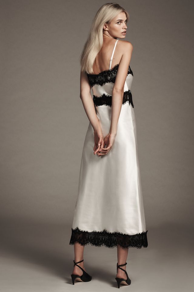 Let Me Be Polina Strapless Lace-Trim Midi Dress #2