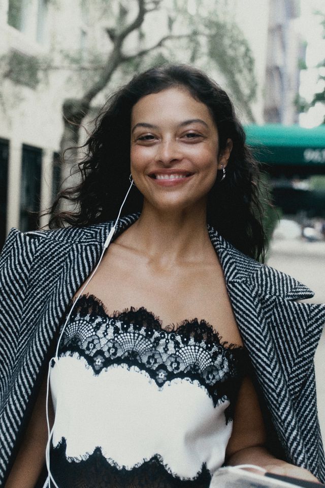 Let Me Be Polina Strapless Lace-Trim Midi Dress #8