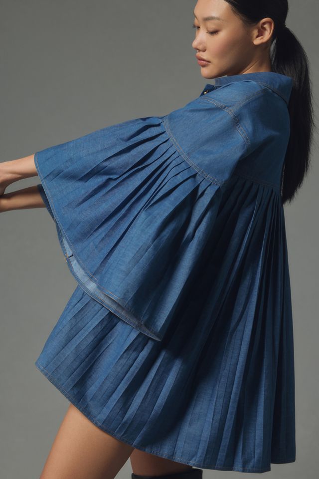 Forever That Girl Katherine Denim Swing Mini Dress #3