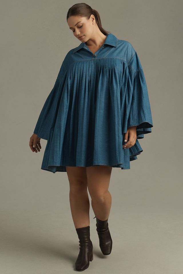 Forever That Girl Katherine Denim Swing Mini Dress #8