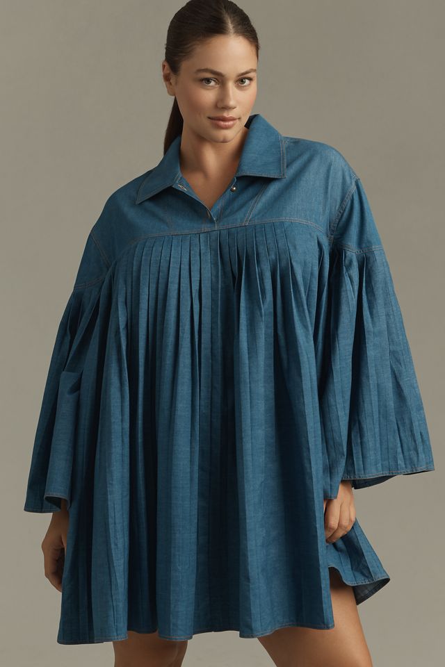 Forever That Girl Katherine Denim Swing Mini Dress #5
