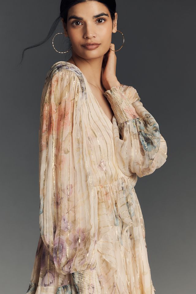 Minivestido de Lurex con Cuello en V Forever That Girl #3