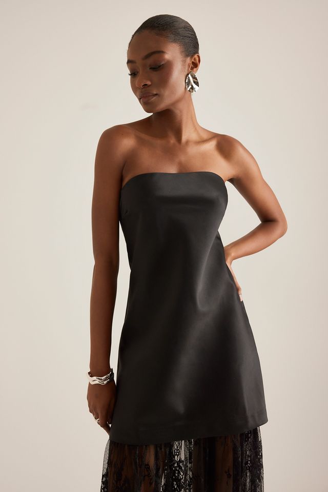 By Anthropologie Spitze Twofer Trägerloses Maxikleid #2