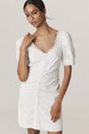 Forever That Girl Puff-Sleeve Scoop-Neck Mini Dress