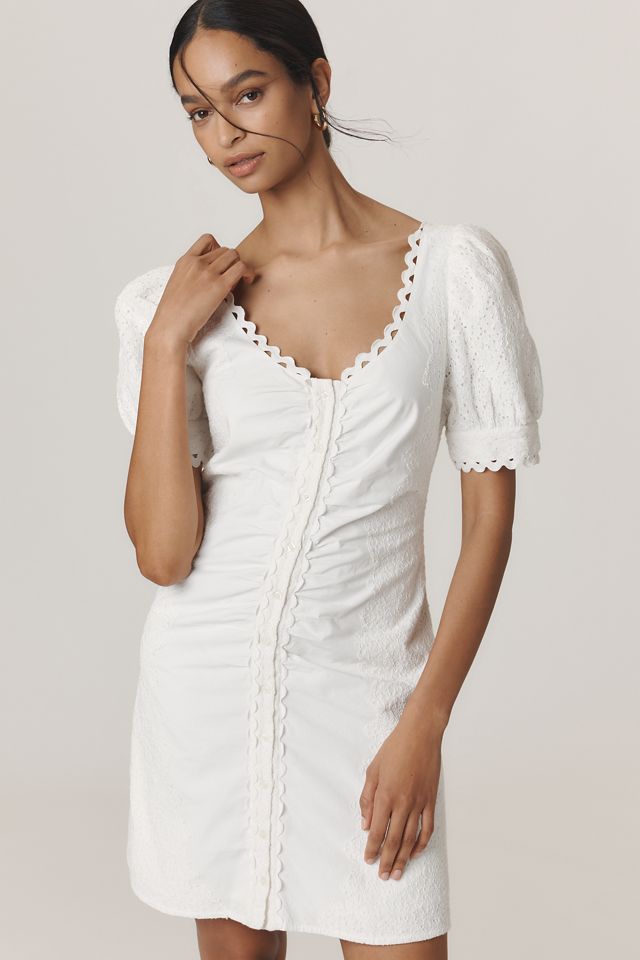 Forever That Girl Puff-Sleeve Scoop-Neck Mini Dress #2