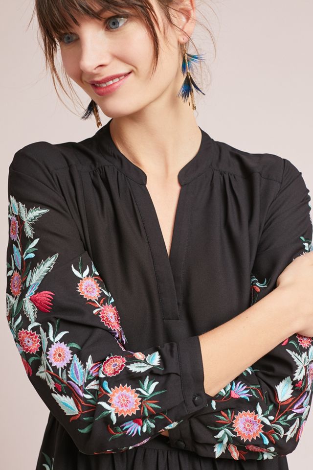 Kaia Embroidered Swing Dress #2