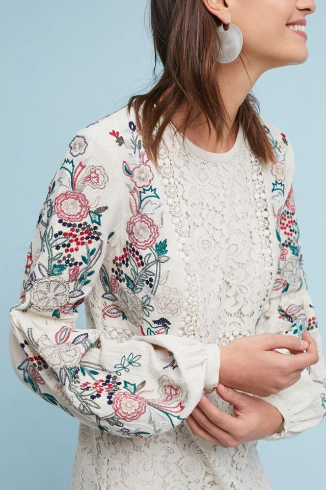 Victoria Embroidered Tunic Dress #1