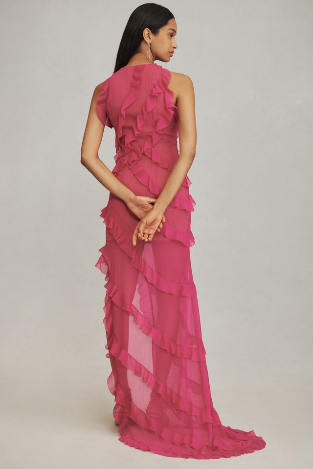Elliatt Debra Asymmetrical Ruffle Dress #2