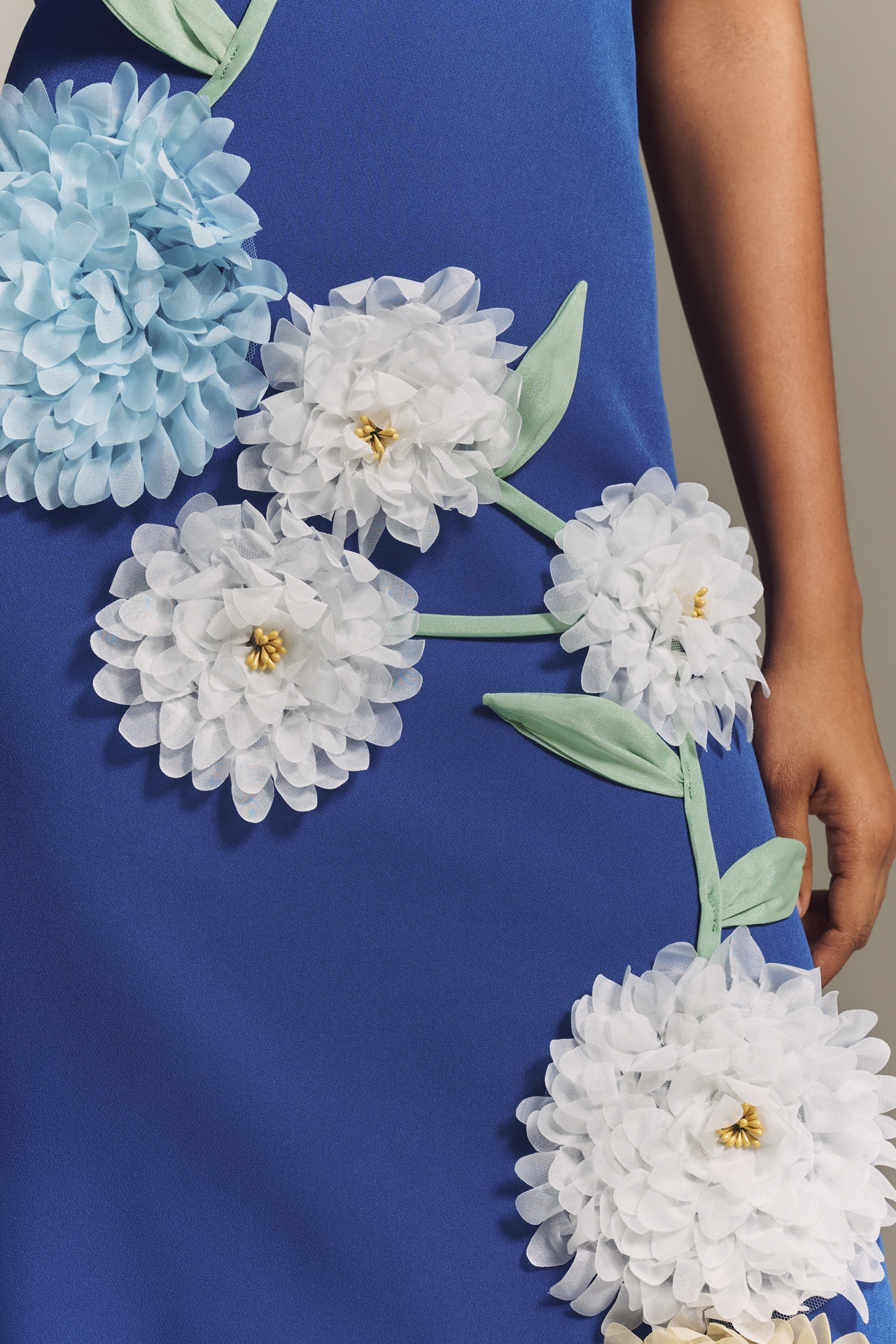 Elliatt Buttercup Floral Appliqué Maxi Dress