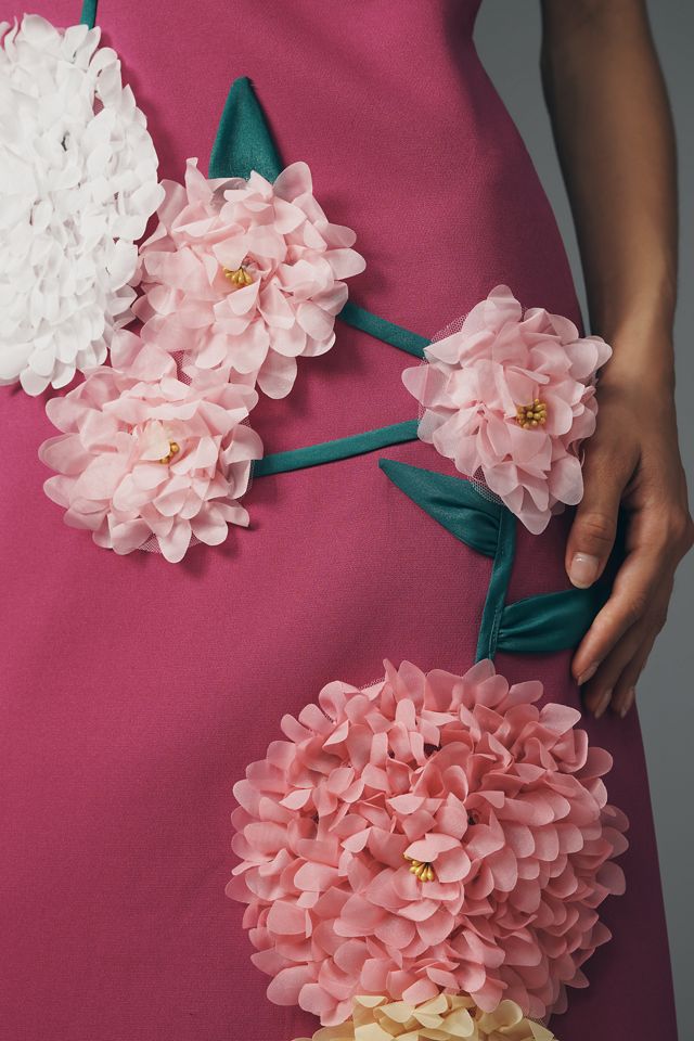 Elliatt Buttercup Floral Appliqué Maxi Dress #1