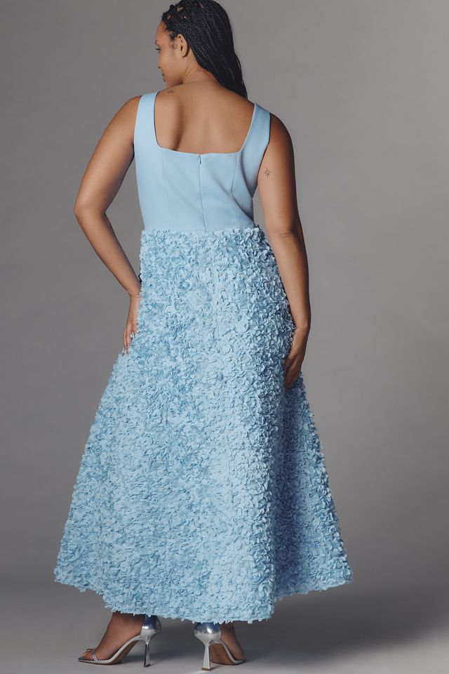 Elliatt Kaia Square-Neck Textured Midi Dress #6