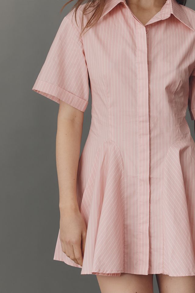 Elliatt Rosalie Short-Sleeve Mini Shirt Dress
