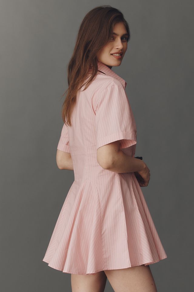 Elliatt Rosalie Short-Sleeve Mini Shirt Dress