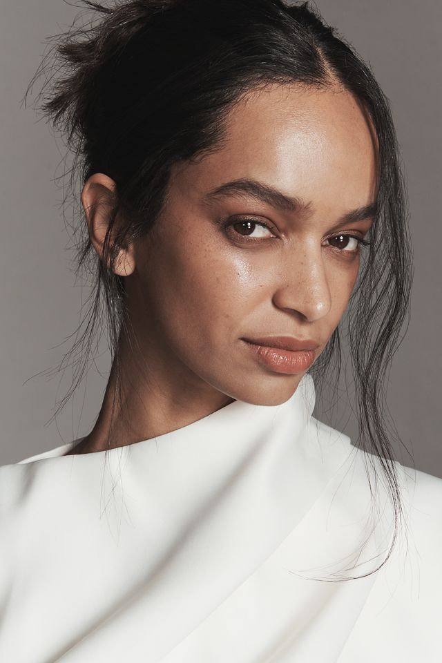 Elliatt Azelie Asymmetric High-Neck Mini Dress #1