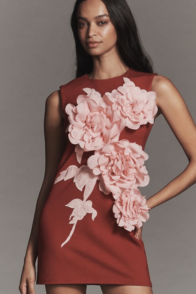 Elliatt Zahara Sleeveless 3D Floral Mini Dress #1