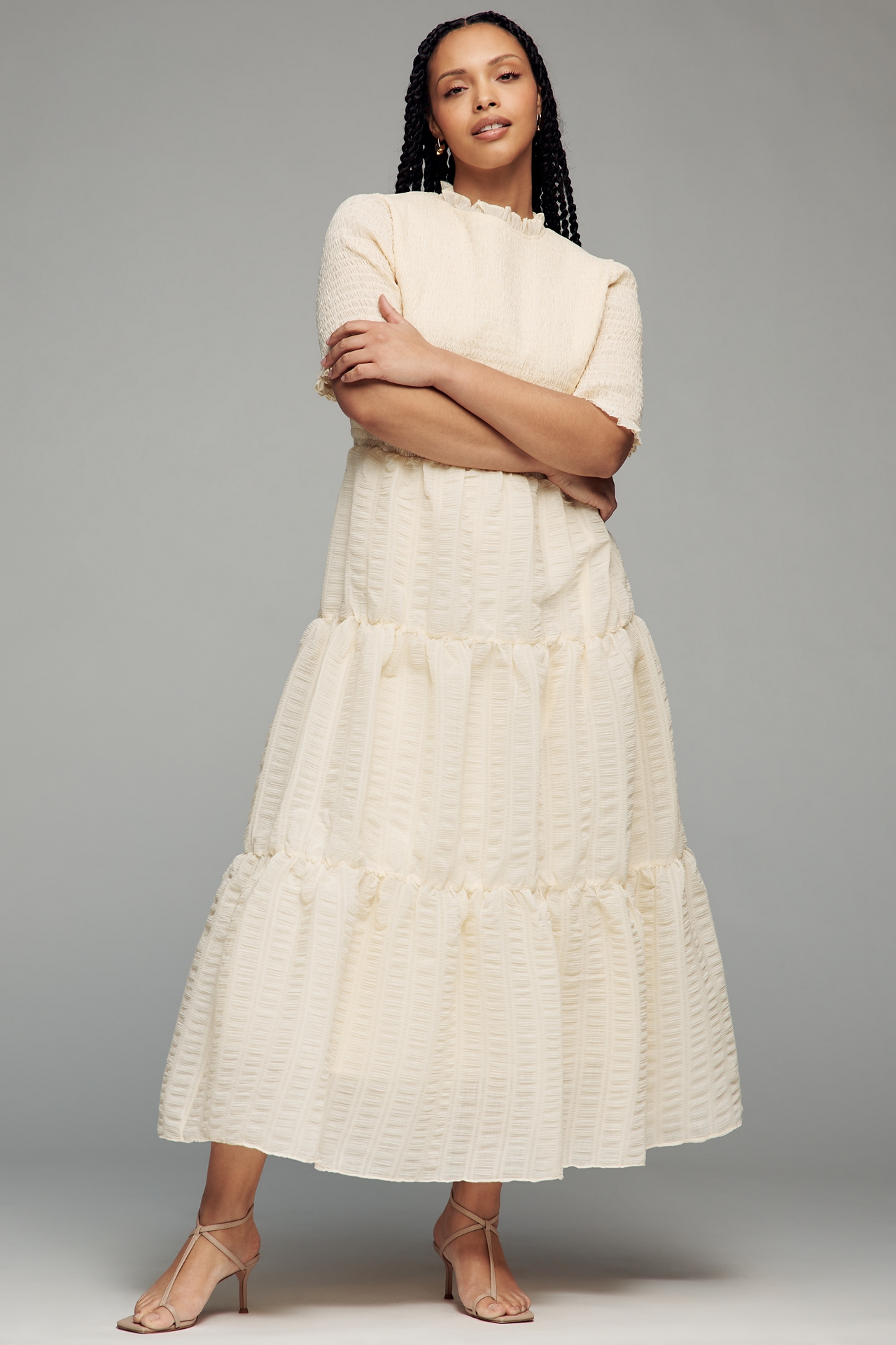 Curaae Maribelle Twofer Midi Dress