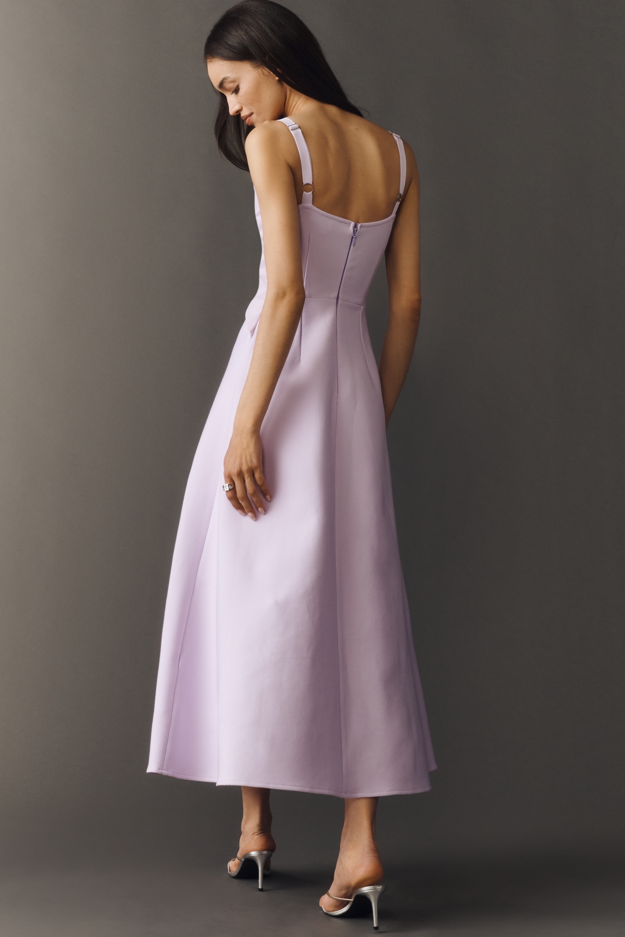 Curaae Rafaella Fit & Flare Midi Dress