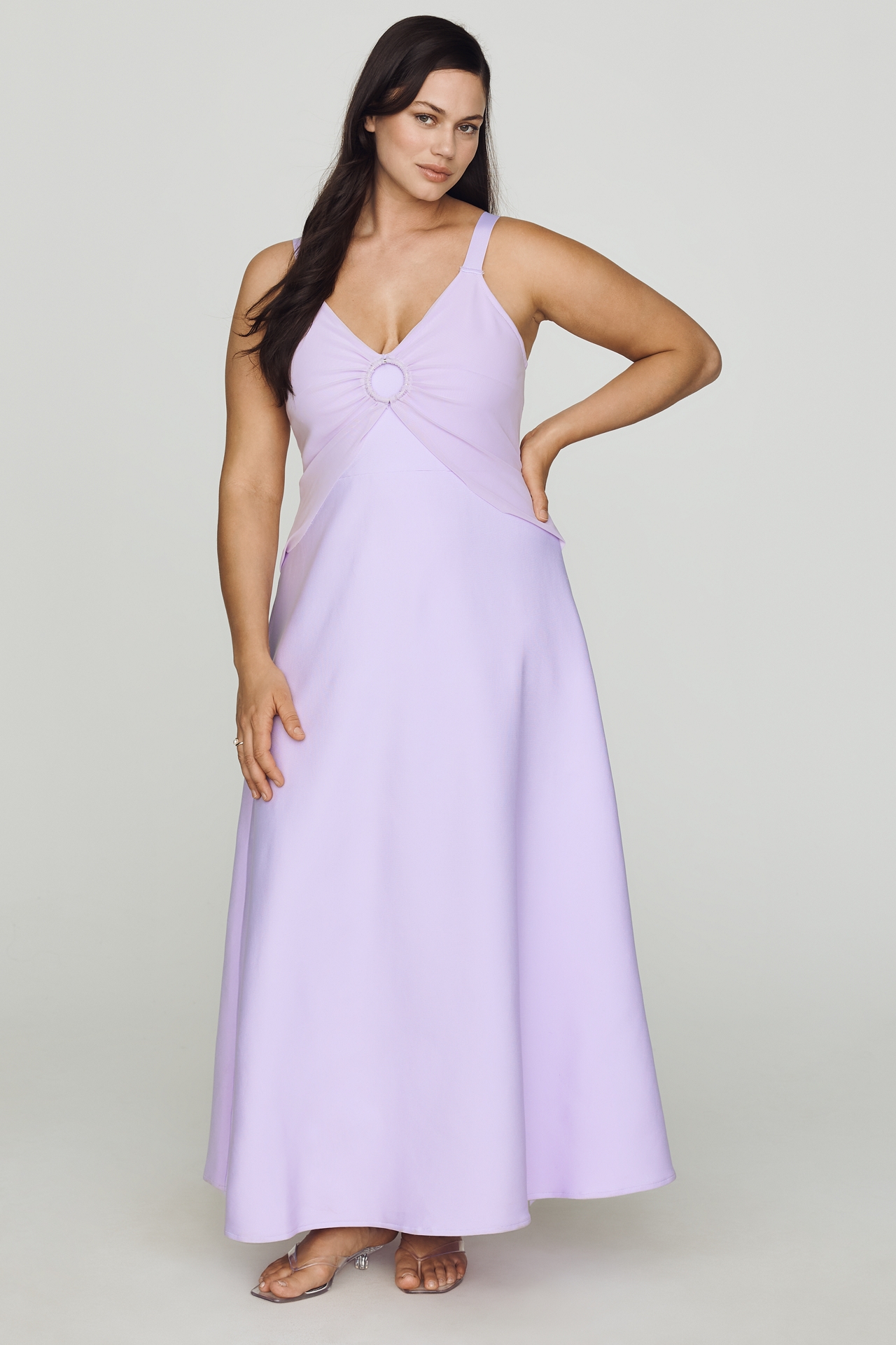 Curaae Rafaella Fit & Flare Midi Dress