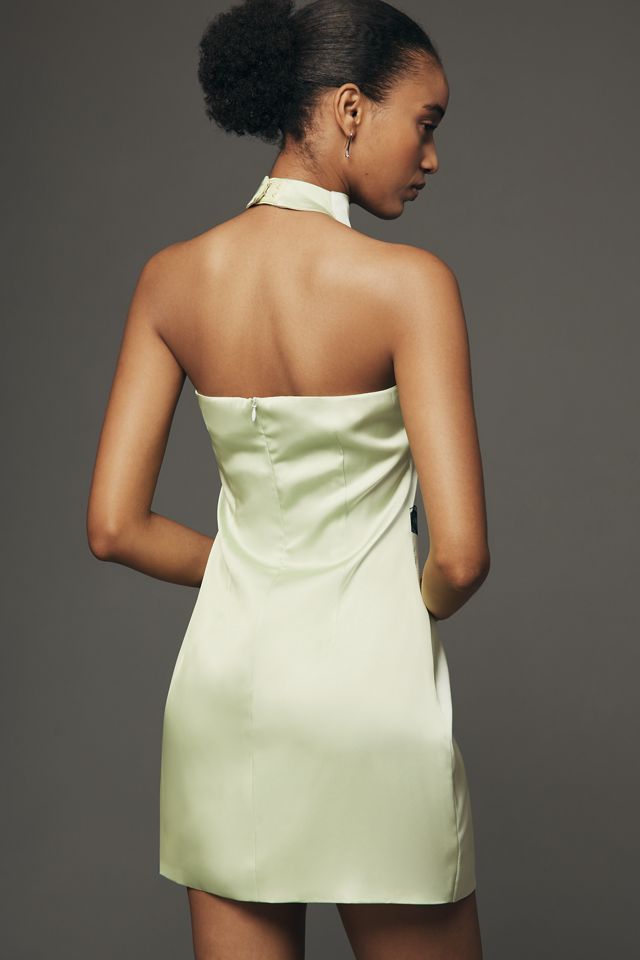 halter wedding dress uk Silk halter neck wedding dress 12 US / Natural White main image 1