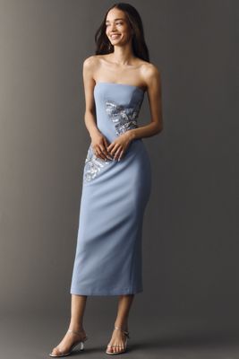 blue party dress for women Blue Sequin Long Prom Dress, Blue Party Dress fg5232 – formalgowns main image 0