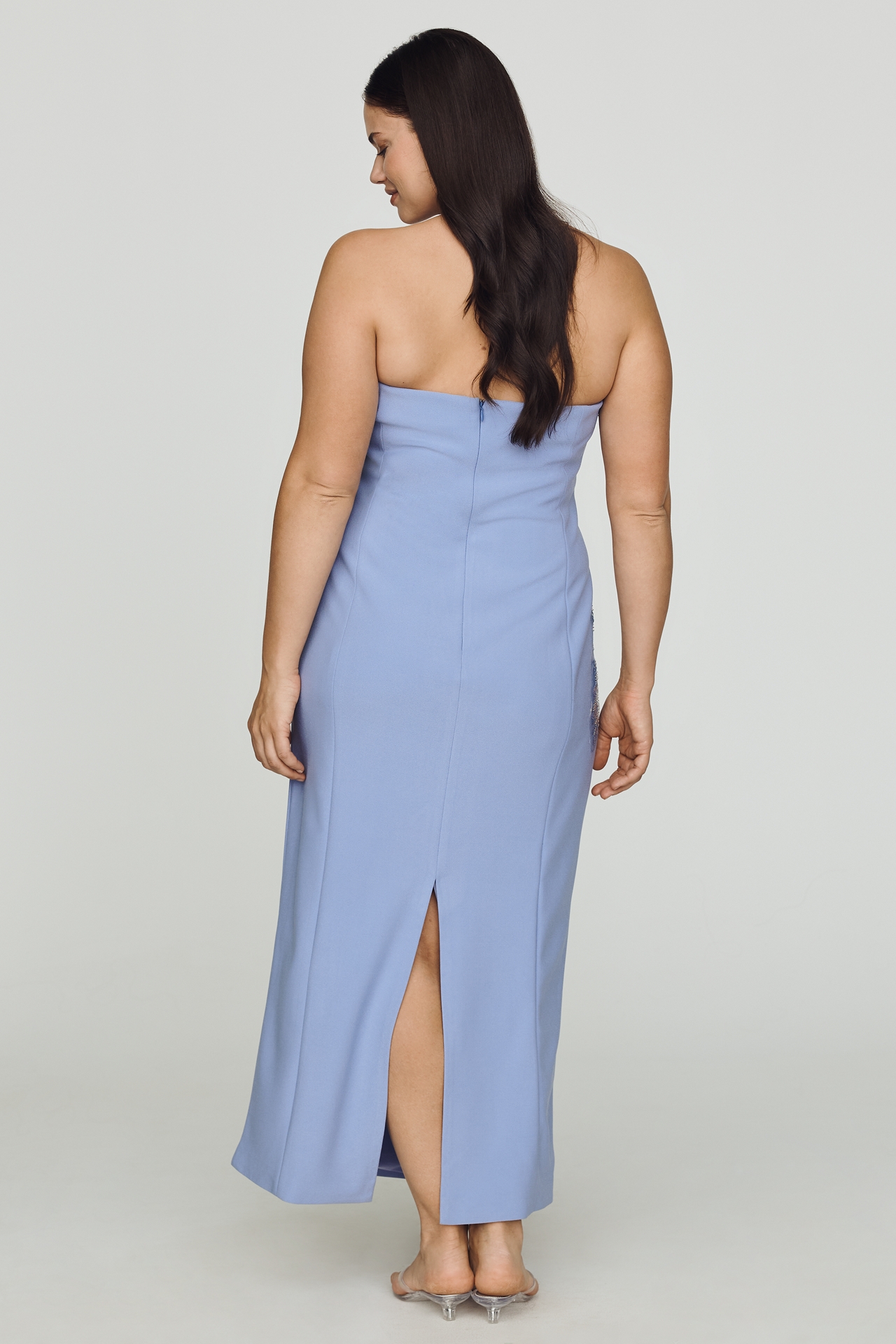 Elliatt Mira Butterfly Strapless Midi Dress
