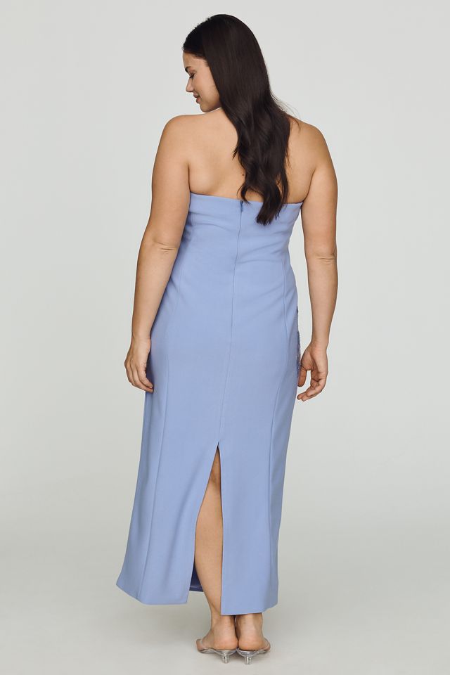 Elliatt Mira Butterfly Strapless Midi Dress #7