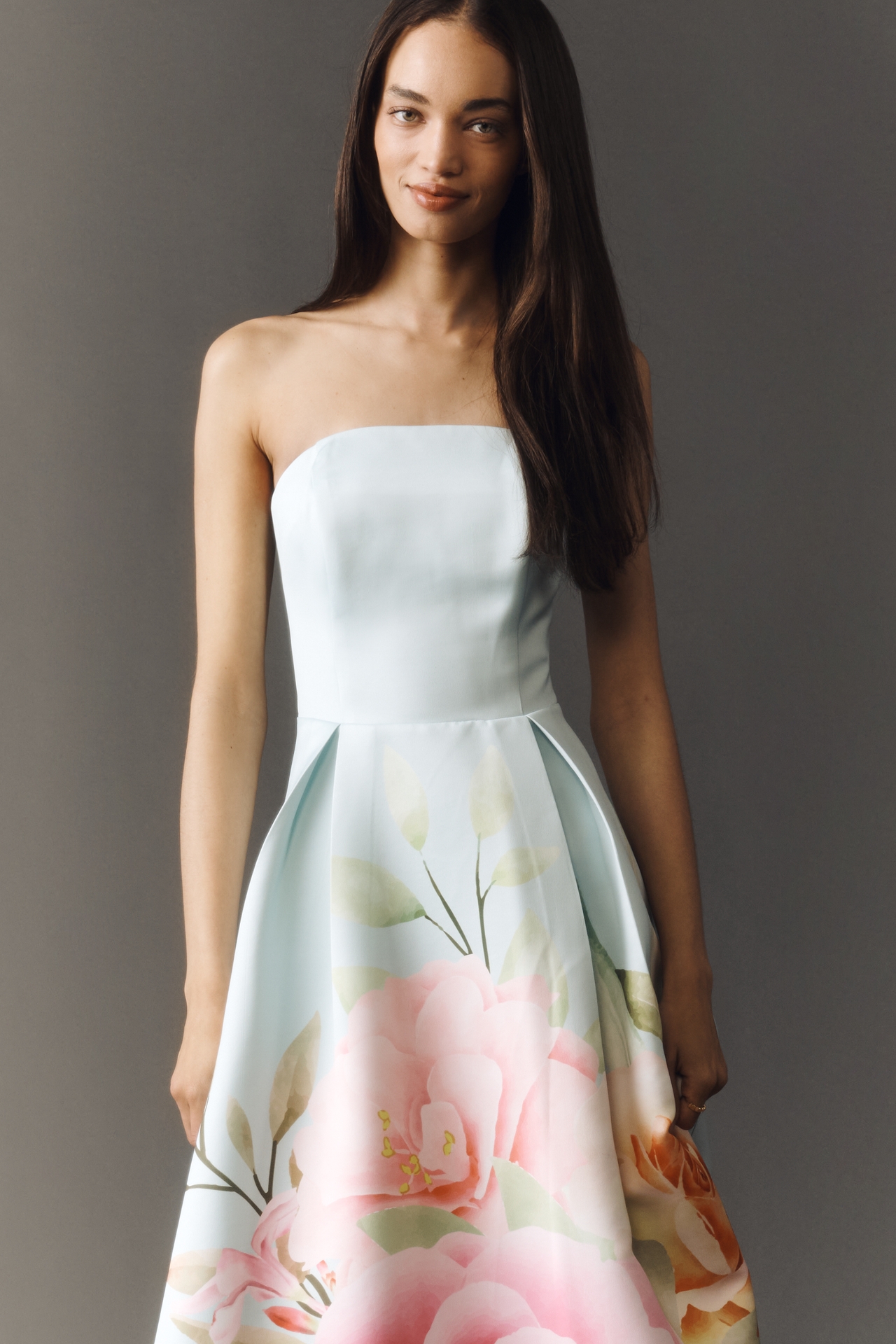 Elliatt Harper Strapless Midi Dress