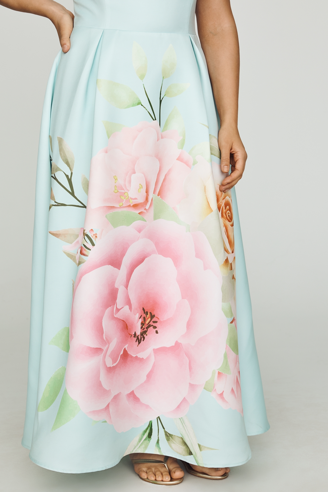 Elliatt Harper Strapless Midi Dress