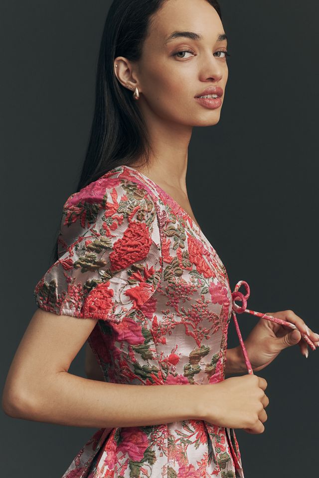 Elliatt Floralie Puff-Sleeve Mini Dress #2